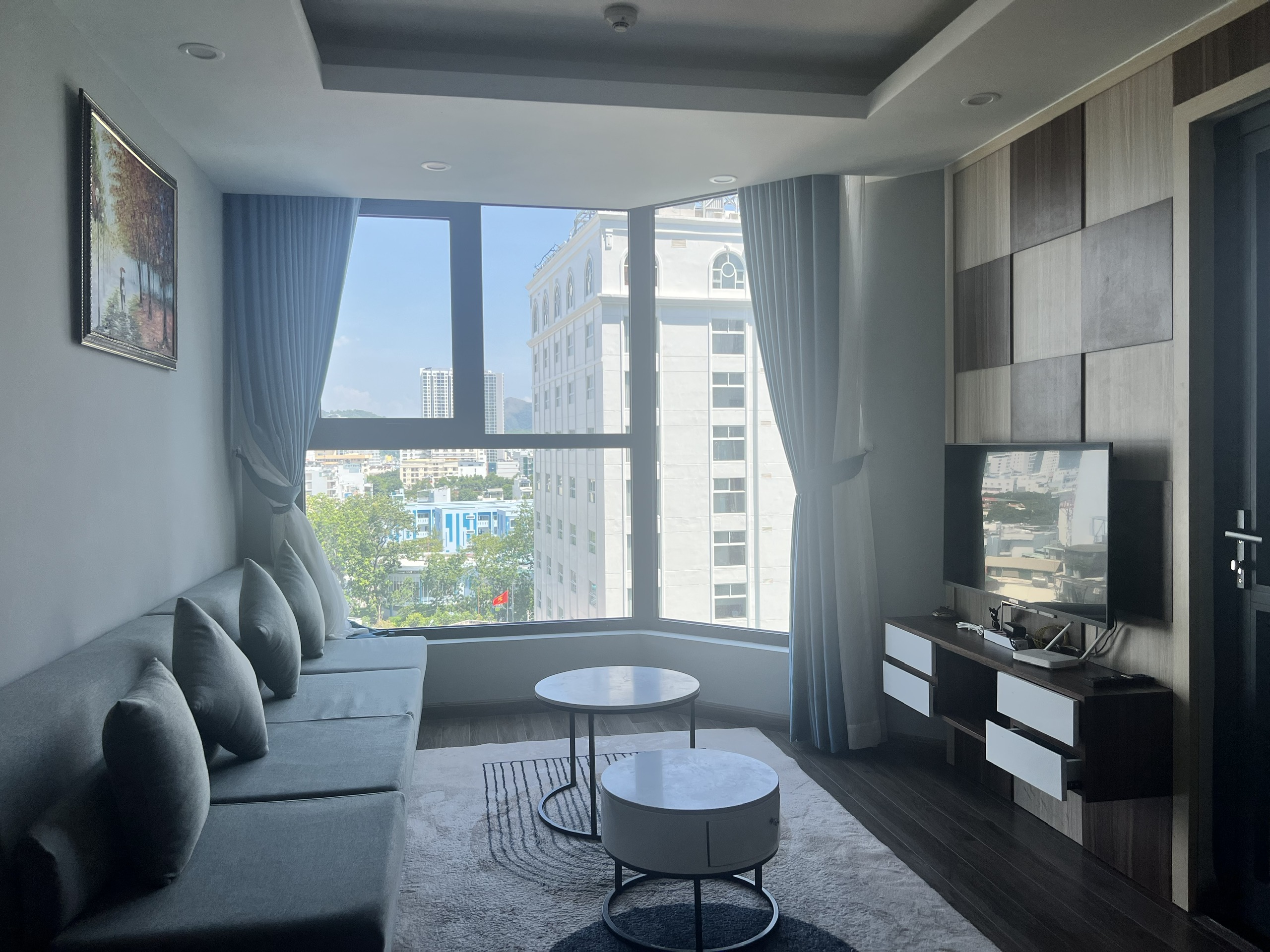 Hud Building apartment for rent | 2 bedrooms| 60m2 | 15 million